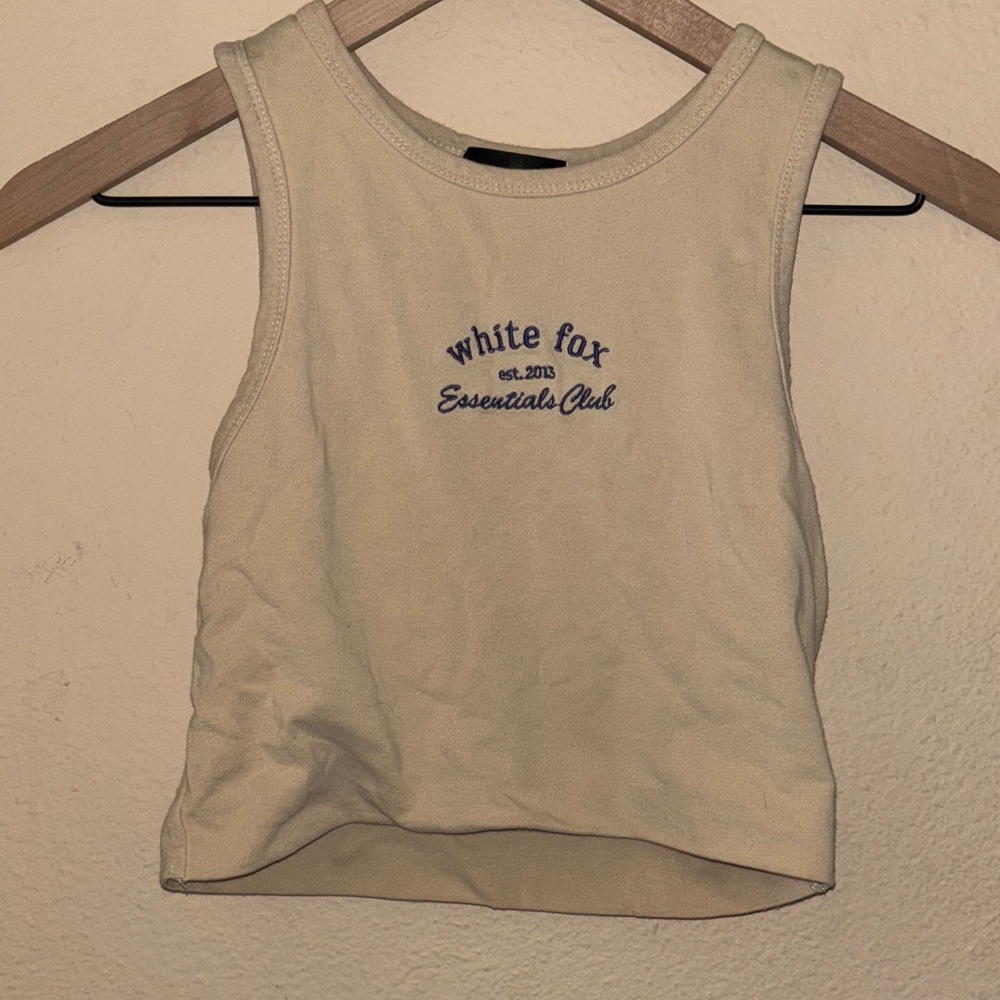 White Fox Essentials Club Tank Top